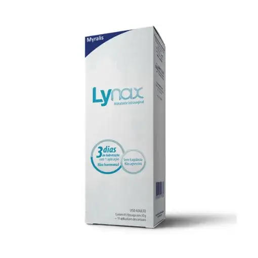 lynax gel hidratante intravaginal 30g 10 aplicadores