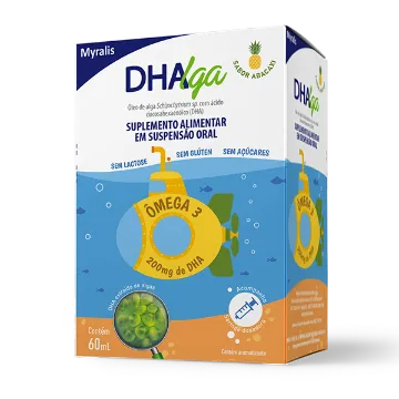 Imagem de DHAlga Suspensão Oral Sabor Abacaxi 60ML