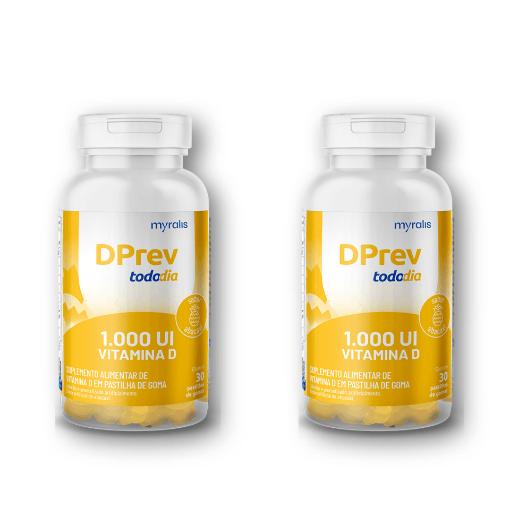 Imagem de Kit DPrev Todo Dia 1.000UI 30 Gomas - 2un.