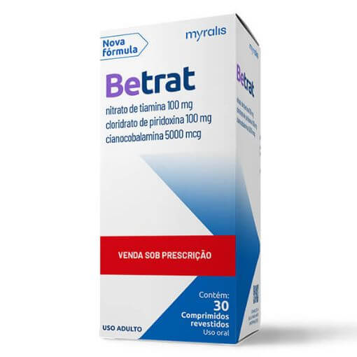 Betrat 5.000mcg, B1 100mg, B6 100mg c/ 30 cpr