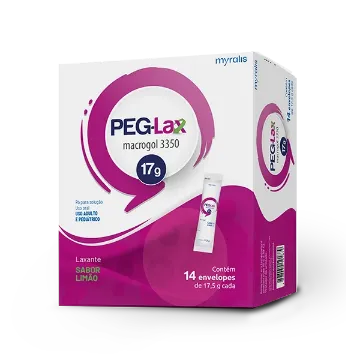 Imagem de Peg-Lax Pó Para SoluçãoOral Limão 17,5G C/14 Envelopes