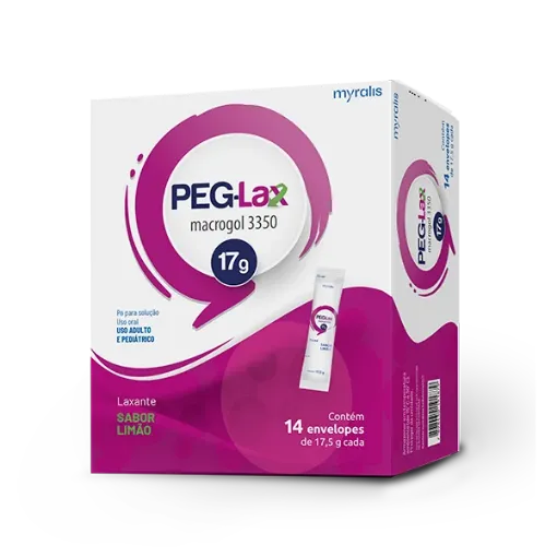 Imagem de Peg-Lax Pó Para SoluçãoOral Limão 17,5G C/14 Envelopes