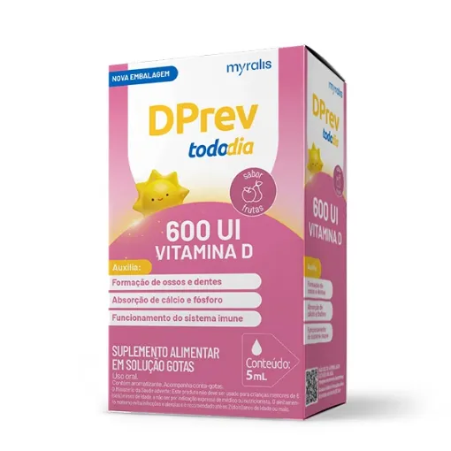 Vitamina D Colecalciferol DPrev Todo Dia 600Ui Gotas