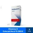 Vitamina D Colecalciferol DPrev 10000Ui C/4  Cpr