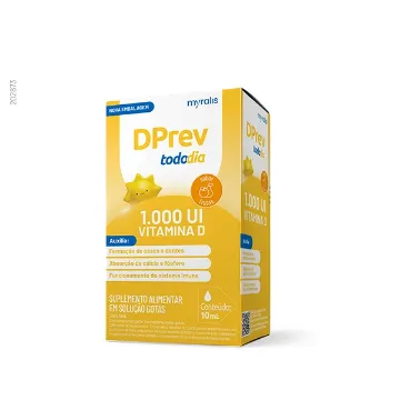 Vitamina D Colecalciferol Dprev Todo Dia Gotas 1000UI 10mL